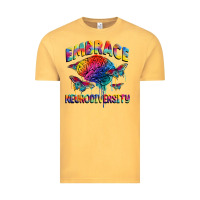 Vintage Mustard Embrace neurodiversity Autism Vintage Tee - FaDigitalArtStudio