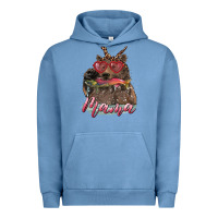 Pigment Pebble Blue Mother's Day Glasses Leopard Bandana Mama Bear Hunting Fish Urban Hoodie - RanaPortraitStore