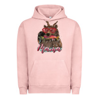 Pigment Salmon Mother's Day Glasses Leopard Bandana Mama Bear Hunting Fish Urban Hoodie - RanaPortraitStore