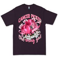 Plum cancer picked the wrong girl Premium Tee - CowGirlArtShop