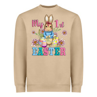 Mushroom my first easter with baby bunny and eggs Heavyweight Sweatshirt - AdoDesignShop