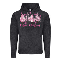 Vintage Black Merry Christmas Trees Vintage Hoodie - FaDigitalArtStudio