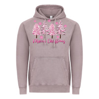 Vintage Zinc Merry Christmas Trees Vintage Hoodie - FaDigitalArtStudio