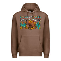Chestnut chicken mom Premium Hoodie - LillyAllenDesigns
