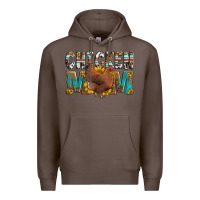 Coffee chicken mom Premium Hoodie - LillyAllenDesigns