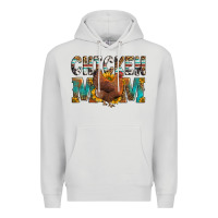 Dove Grey chicken mom Premium Hoodie - LillyAllenDesigns