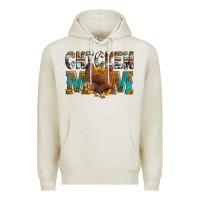 Oatmeal Heather chicken mom Premium Hoodie - LillyAllenDesigns
