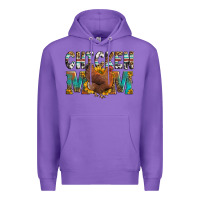 Purple chicken mom Premium Hoodie - LillyAllenDesigns