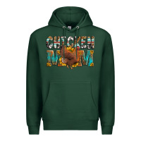 Sports Green chicken mom Premium Hoodie - LillyAllenDesigns