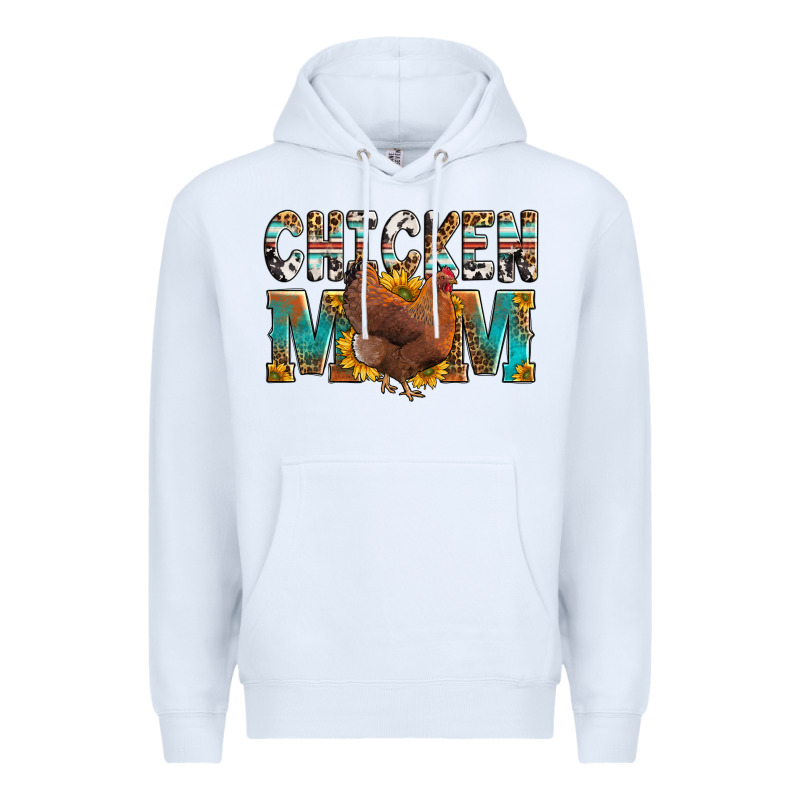 Chicken Mom Premium Hoodie by LillyAllenDesigns | Teevron