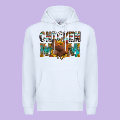 Chicken Mom Premium Hoodie Designed By Lillyallendesigns