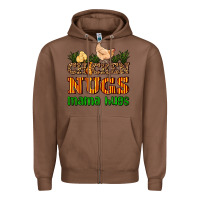 Chestnut chicken nugs mama hugs Zipper Hoodie - AdoDesignShop