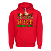 Red chicken nugs mama hugs Zipper Hoodie - AdoDesignShop