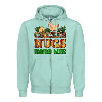 Seafoam chicken nugs mama hugs Zipper Hoodie - AdoDesignShop