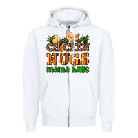 White chicken nugs mama hugs Zipper Hoodie - AdoDesignShop