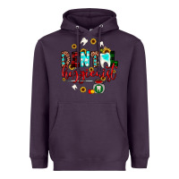 Plum Christmas dental hygienist Heavyweight Hoodie - JahusDesignShop