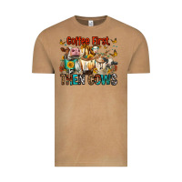 Coffee First Then Cows Vintage Tee | Teevron