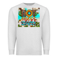 Oatmeal Heather hot mess express Premium Sweatshirt - JahusDesignShop
