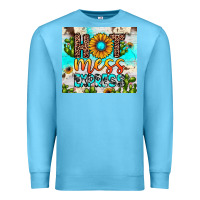 Ocean Blue hot mess express Premium Sweatshirt - JahusDesignShop