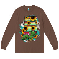 Chestnut Indiana Map Sunflower Cactus Serape Long Sleeve Tee - RanaPortraitStore