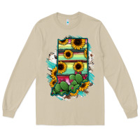 Mushroom Indiana Map Sunflower Cactus Serape Long Sleeve Tee - RanaPortraitStore