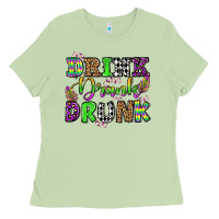 Matcha drink drank drunk mardi gras olivia Ladies Tee - OliviaCreatesArt