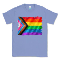 Colony Blue Pride flag background Classic Tee - CowGirlArtShop