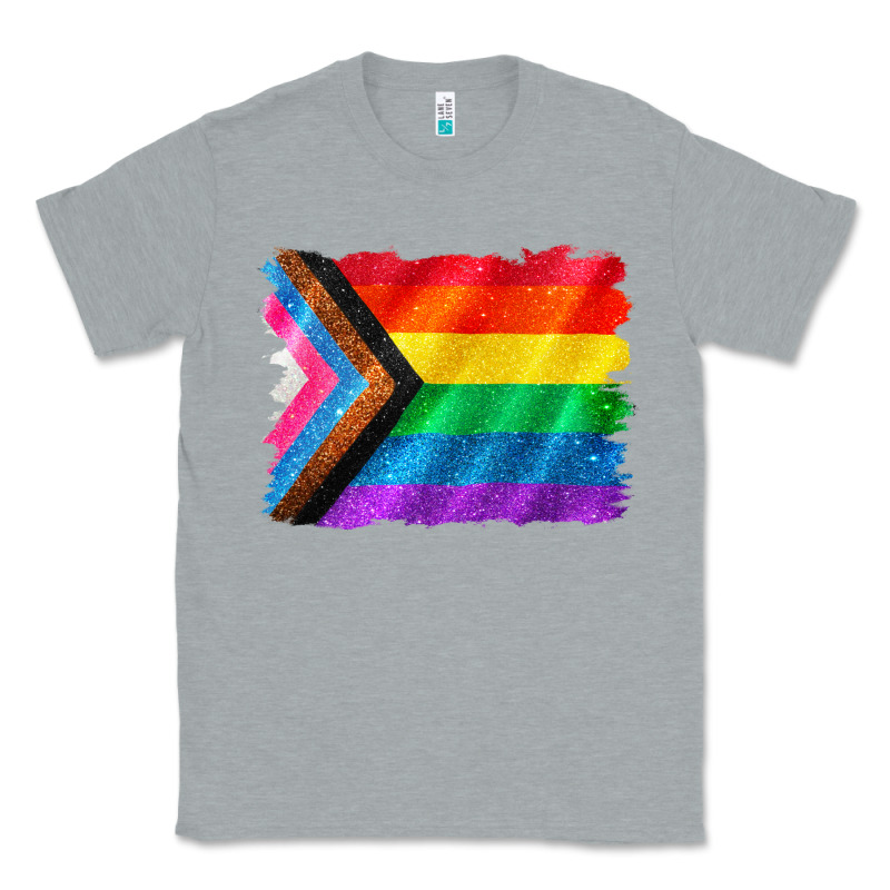 Pride Flag Background Classic Tee by CowGirlArtShop | Teevron