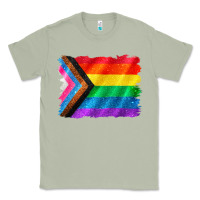 Matcha Pride flag background Classic Tee - CowGirlArtShop