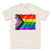 Natural Pride flag background Classic Tee - CowGirlArtShop
