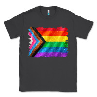 Smoke Pride flag background Classic Tee - CowGirlArtShop