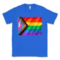 True Royal Pride flag background Classic Tee - CowGirlArtShop