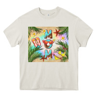 Cream summer mom Heavy Core Tee - TumblerDesignByShophia