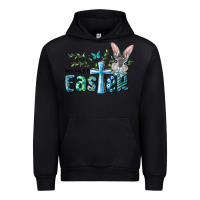 Black My First Easter Bunny Boy Urban Hoodie - RanaPortraitStore