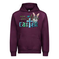 Mauve Wine My First Easter Bunny Boy Urban Hoodie - RanaPortraitStore