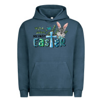 Pigment Midnight Navy My First Easter Bunny Boy Urban Hoodie - RanaPortraitStore