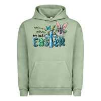 Pigment Oil Green My First Easter Bunny Boy Urban Hoodie - RanaPortraitStore