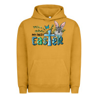 Pigment Peanut Butter My First Easter Bunny Boy Urban Hoodie - RanaPortraitStore