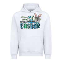 White My First Easter Bunny Boy Urban Hoodie - RanaPortraitStore