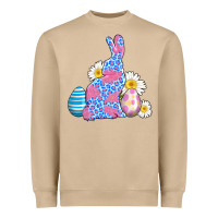Mushroom easter bunny wıth easter eggs Heavyweight Sweatshirt - AdoDesignShop