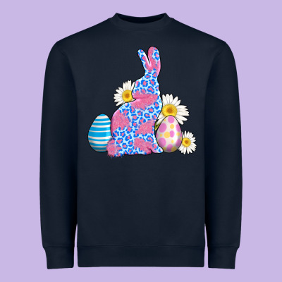 Easter Bunny Wıth Easter Eggs Heavyweight Sweatshirt Designed By Adodesignshop