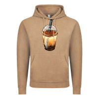 Vintage Coffee Bobba cup Vintage Hoodie - FaDigitalArtStudio