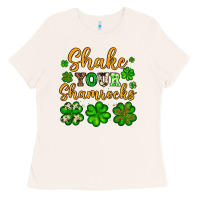 Bone St. Patrick's Shake your shamrocks Ladies Tee - OliviaCreatesArt