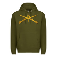 Army Green 1st bn 75th infantry regiment ranger branch wo txt Premium Hoodie - maiPhamDesign