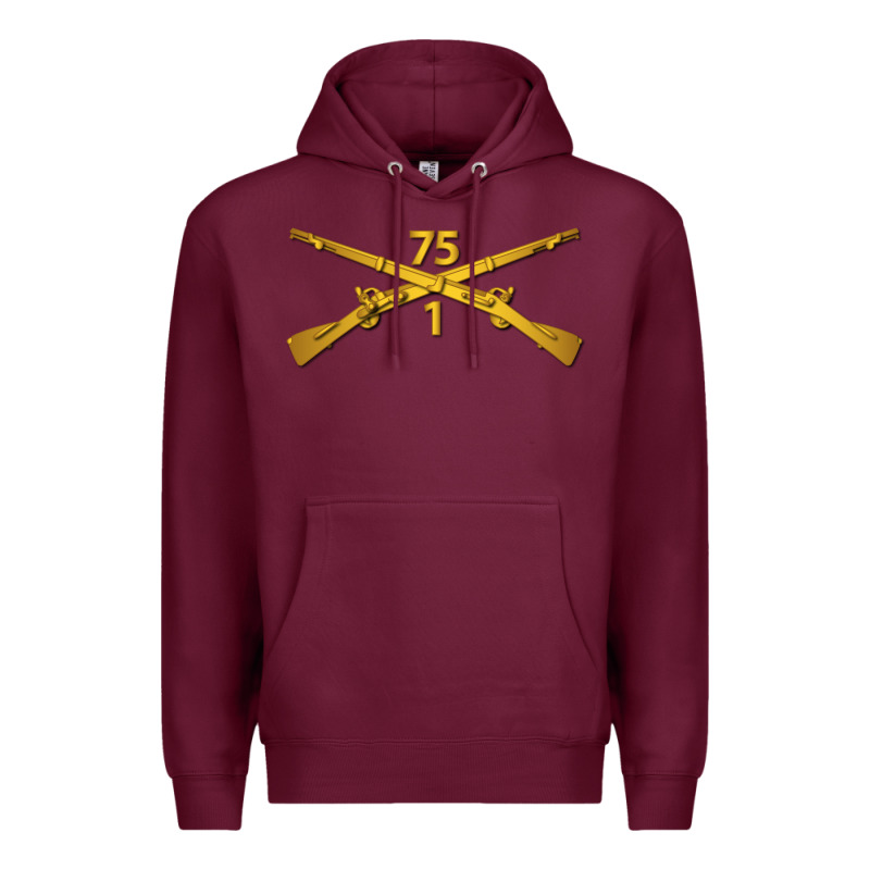 1st Bn 75th Infantry Regiment Ranger Branch Wo Txt Premium Hoodie by maiPhamDesign | Teevron