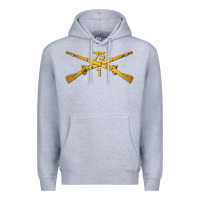 Heather Grey 1st bn 75th infantry regiment ranger branch wo txt Premium Hoodie - maiPhamDesign