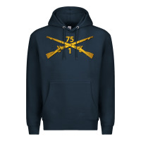 Navy 1st bn 75th infantry regiment ranger branch wo txt Premium Hoodie - maiPhamDesign