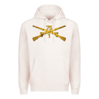 Pale Pink 1st bn 75th infantry regiment ranger branch wo txt Premium Hoodie - maiPhamDesign