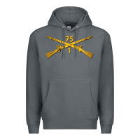 Rock 1st bn 75th infantry regiment ranger branch wo txt Premium Hoodie - maiPhamDesign