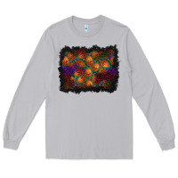 Moon Dust halloween pumpkin background Long Sleeve Tee - BundleAndBundleShop